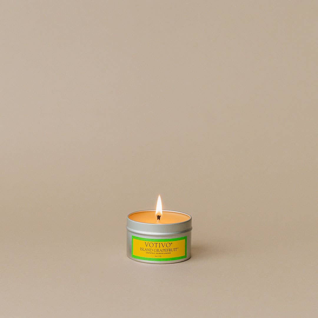 Aromatic Travel Tin Candle - Island Grapefruit