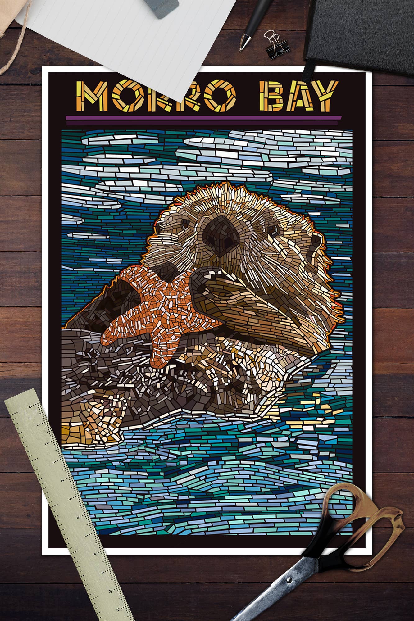 Morro Bay, California, Sea Otter Wall Decor (9 Options)