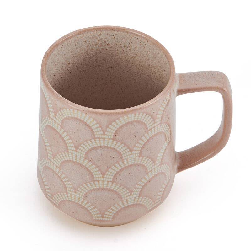 Pfaltzgraff 17Oz Mug Scallop Blush  Open Stock