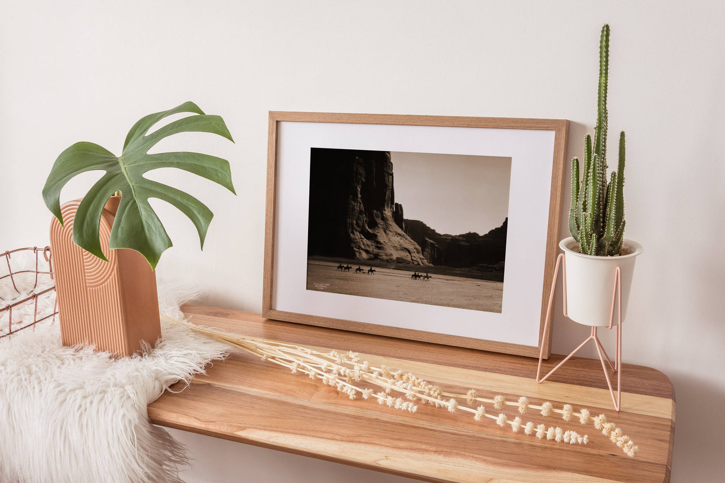 Vintage Navajo Photograph | Desert Wall Art | Rustic Boho