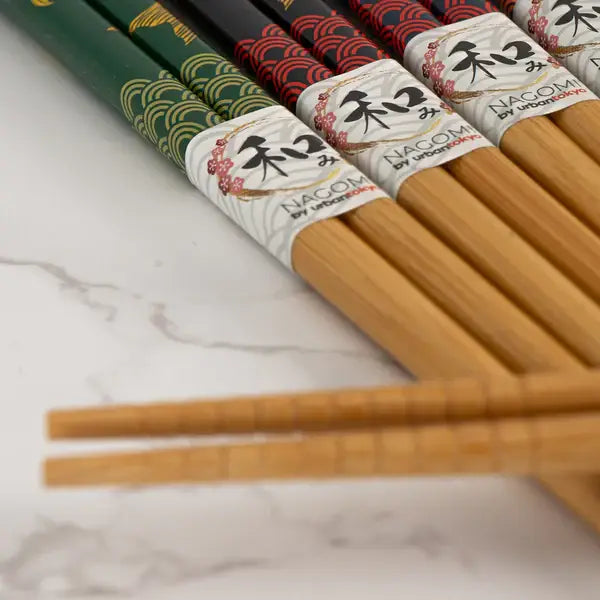 5 Piece Chopsticks Set Koi Fish