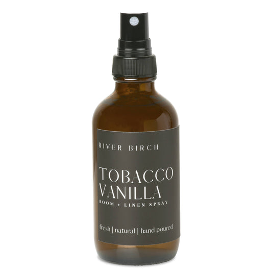 Tobacco Vanilla - 4 oz Amber Glass Room + Linen Spray