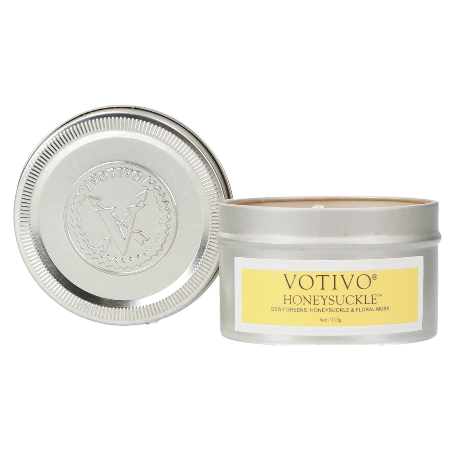 Aromatic Travel Tin Candle - Honeysuckle