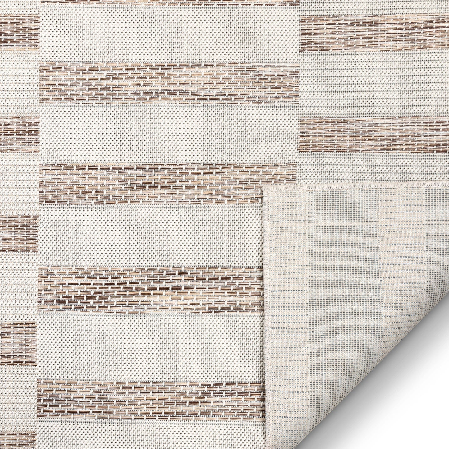 Cesar Modern Geometric Beige Flatweave Rug