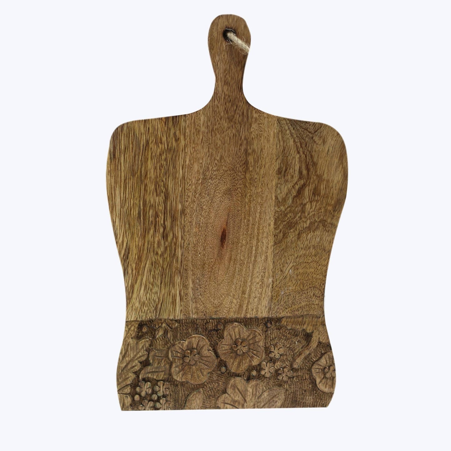 Mango Wood Natural Shaped Charcuterie Board grazing butter board