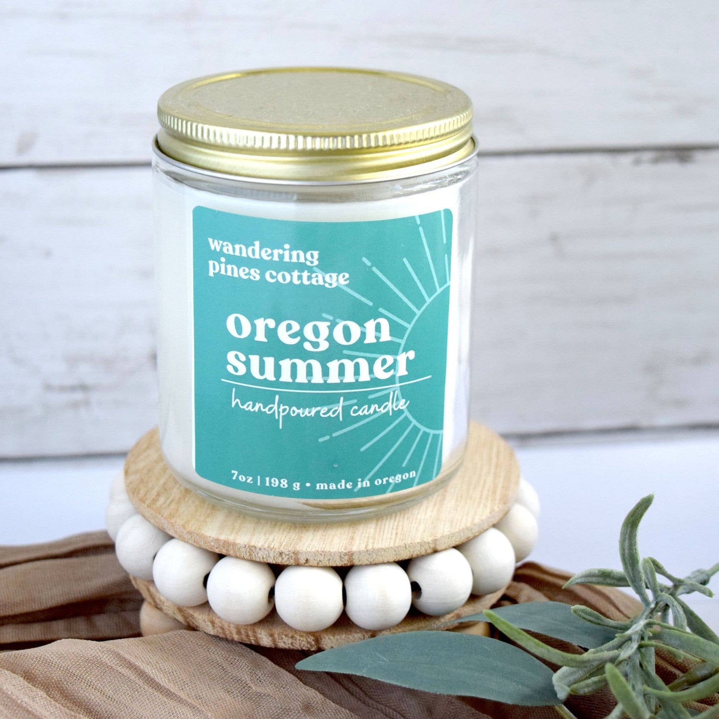 Oregon Summer Candle - 7 oz Glass Jar Candle