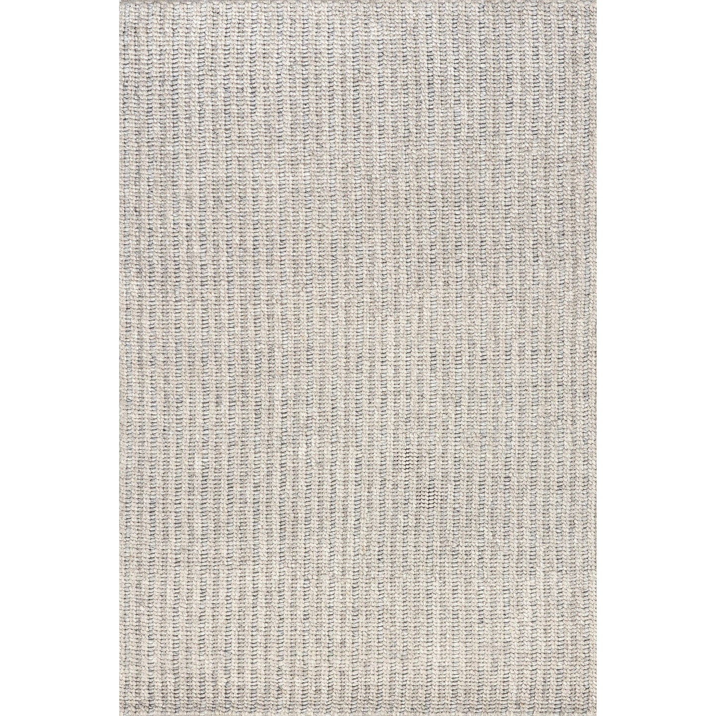 Aaleigha Casual Striped Wool Area Rug