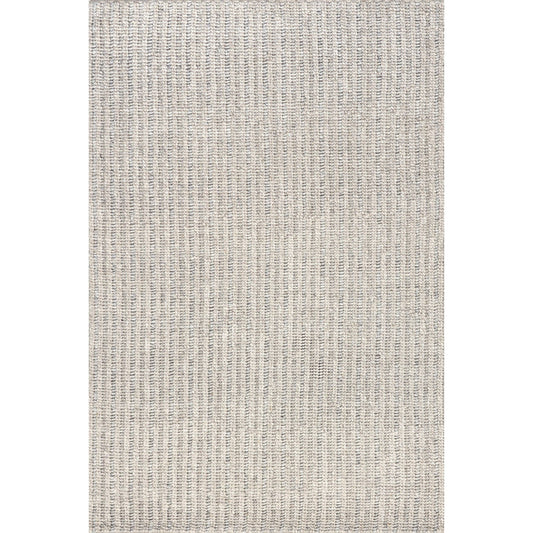 Aaleigha Casual Striped Wool Area Rug