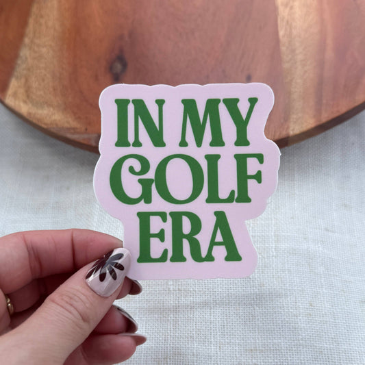 In My Golf Era Text Sticker