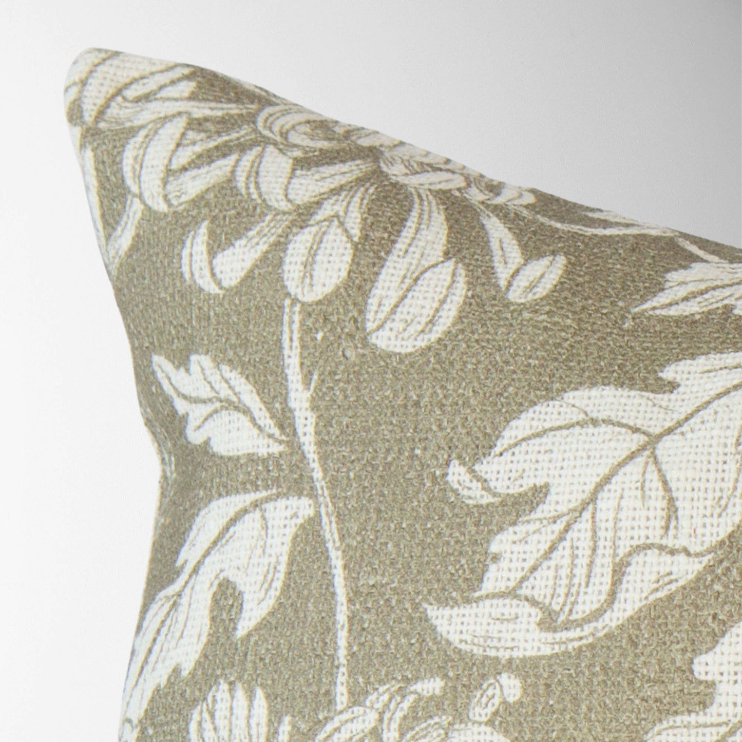 Everly Vintage Peony Block Print Floral Pillow Cover