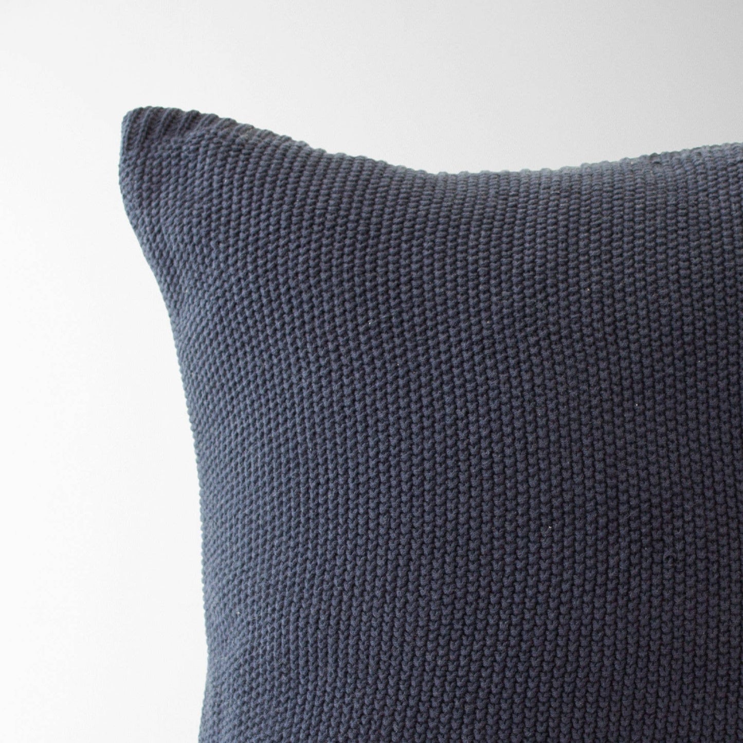 Sia Cotton Seedstitch Knit Pillow Cover