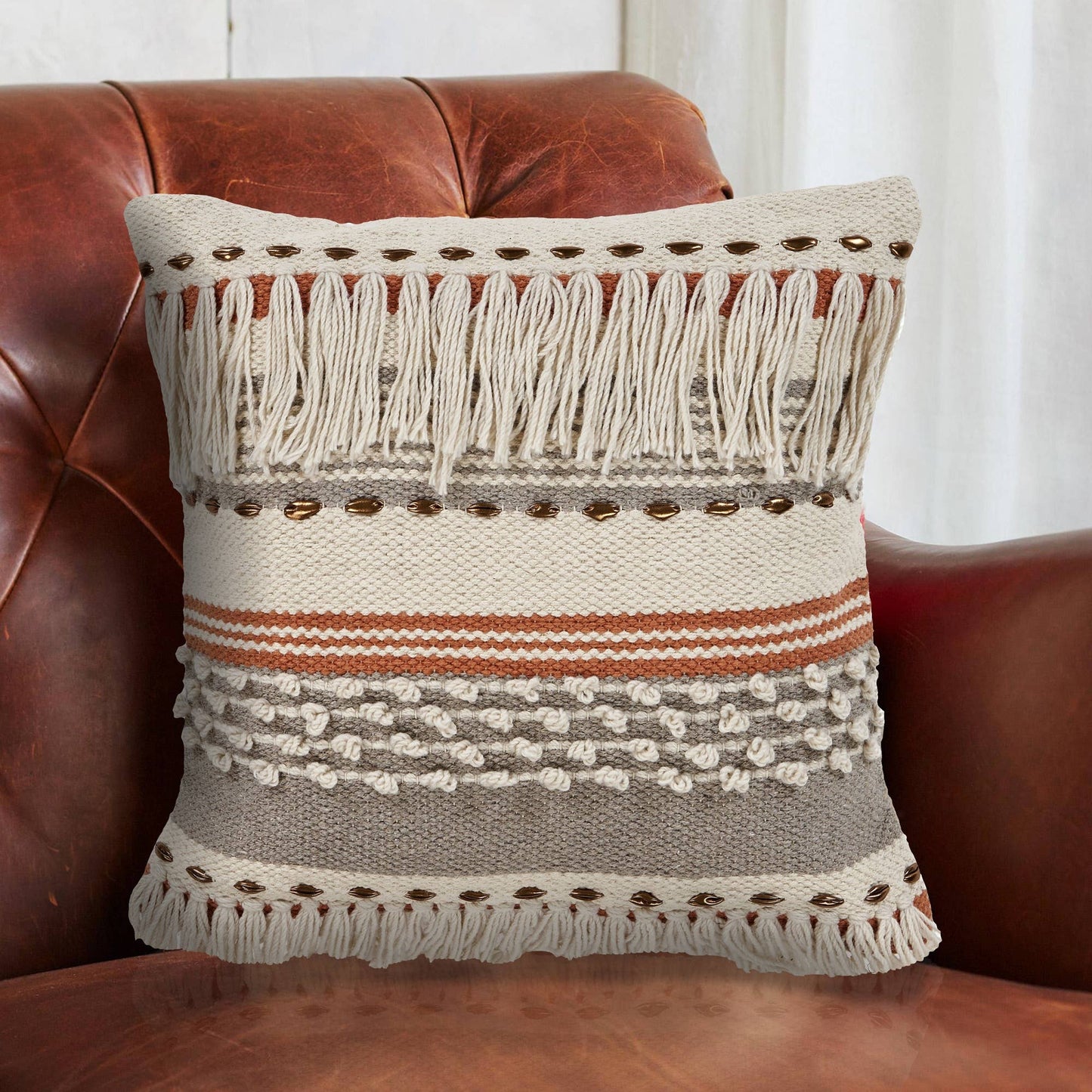 Natural Chic Throw Pillow