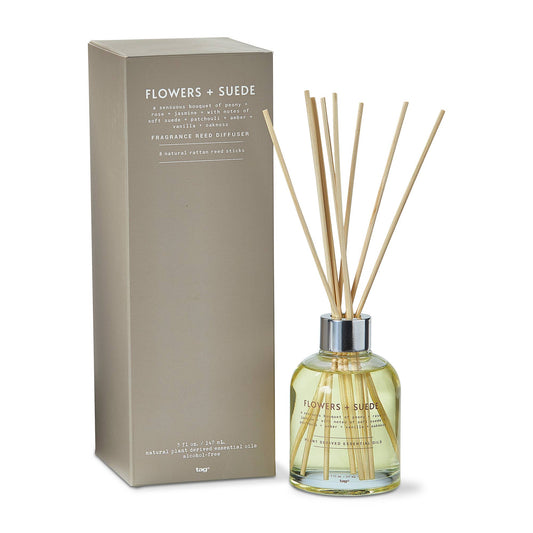 Flowers & Suede Reed Diffuser - Multi