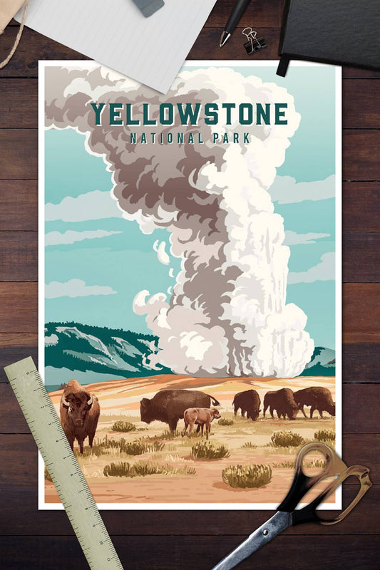 Yellowstone National Park, Wyoming 5 Wall Decor (9 Options)