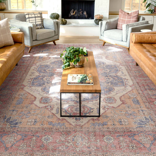 Antigua Vintage Persian Oriental Flat-Weave Rug