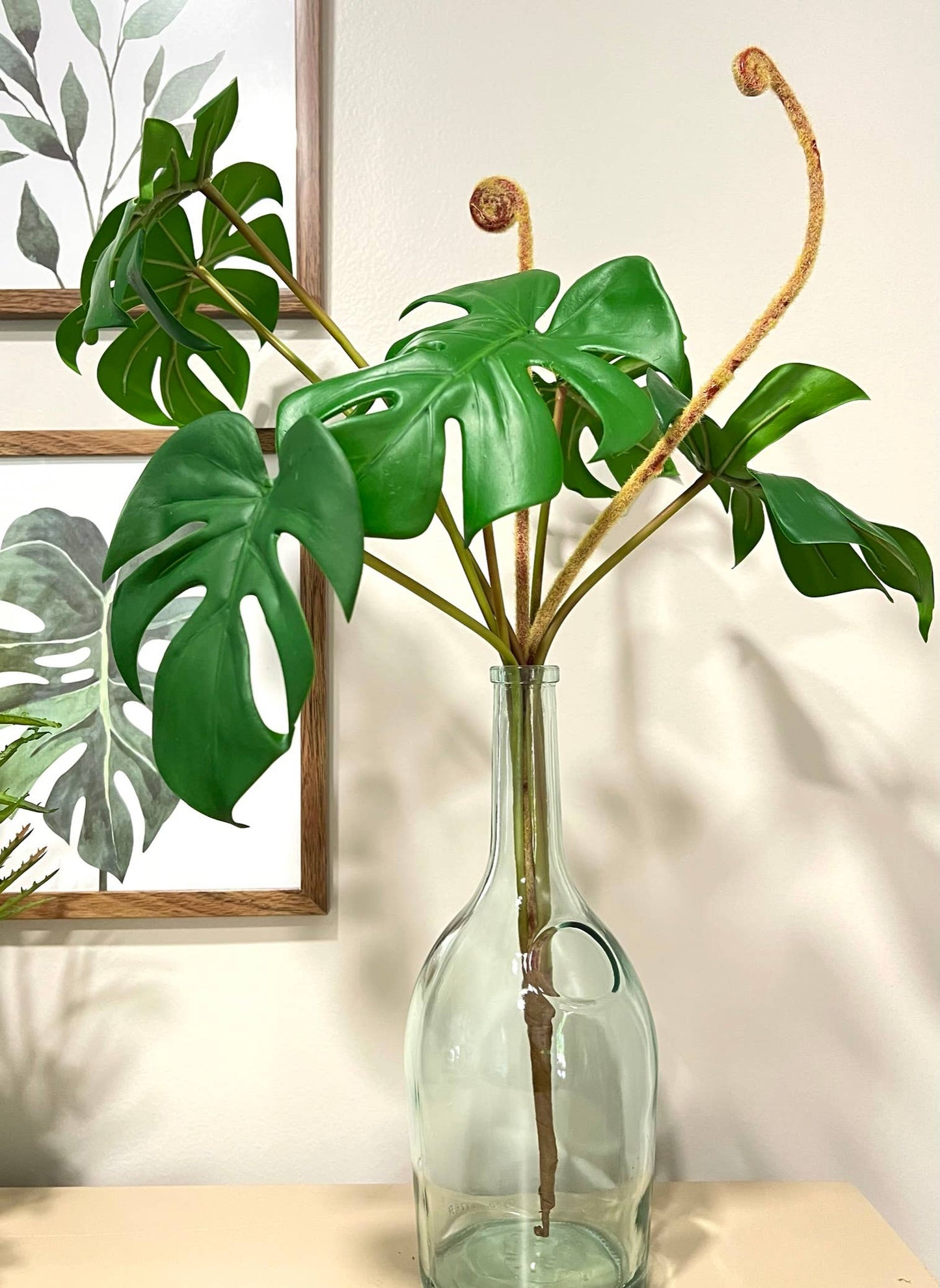 22" Premium Quality Artificial Monstera Bush Plant