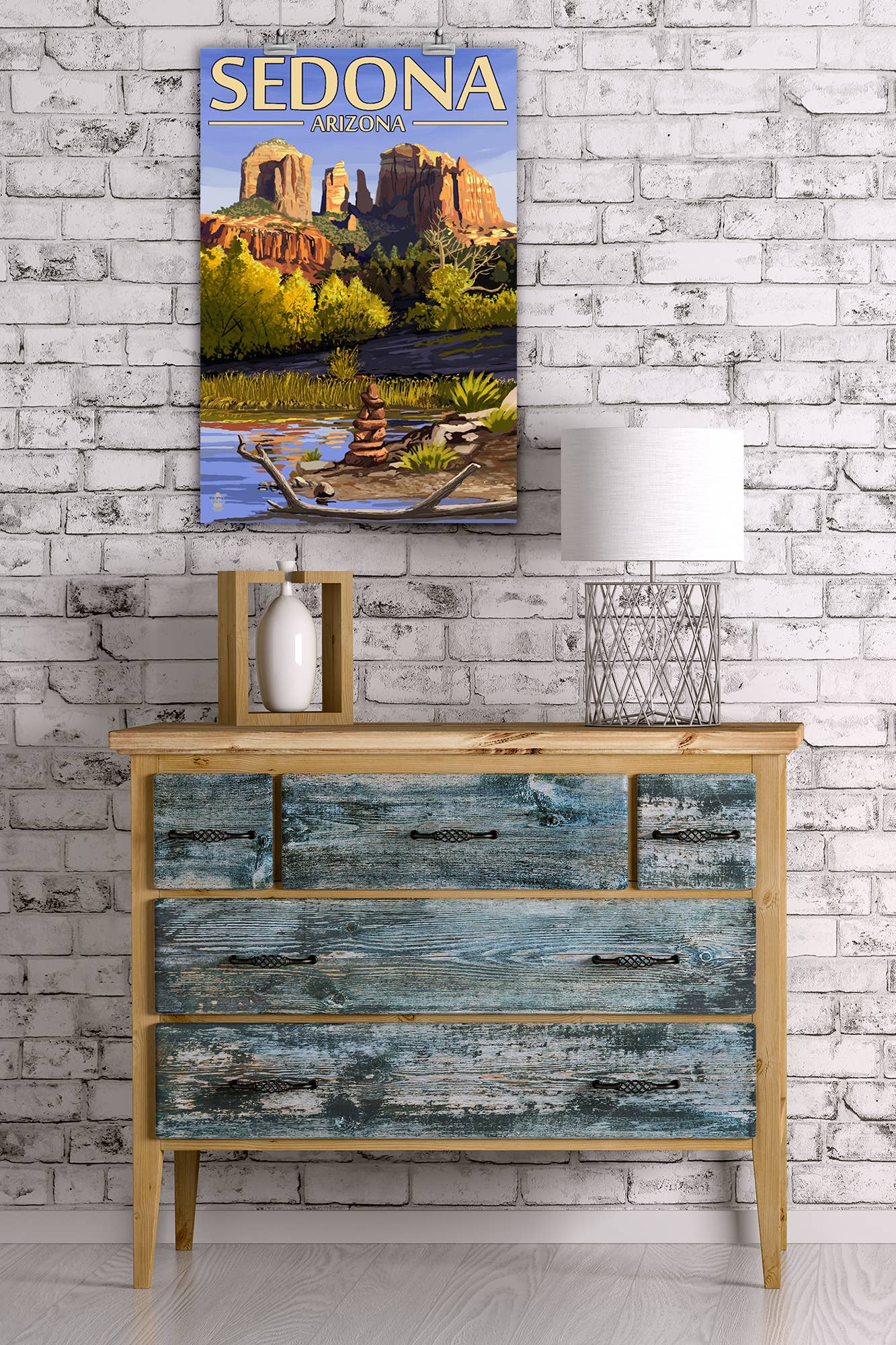 Sedona, Arizona, Cathedral Rock Wall Decor (9 Options)