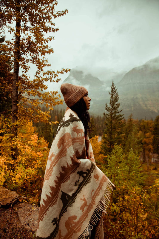 SACKCLOTH & ASHES WOOL BLANKET Smokey Bear Ranger