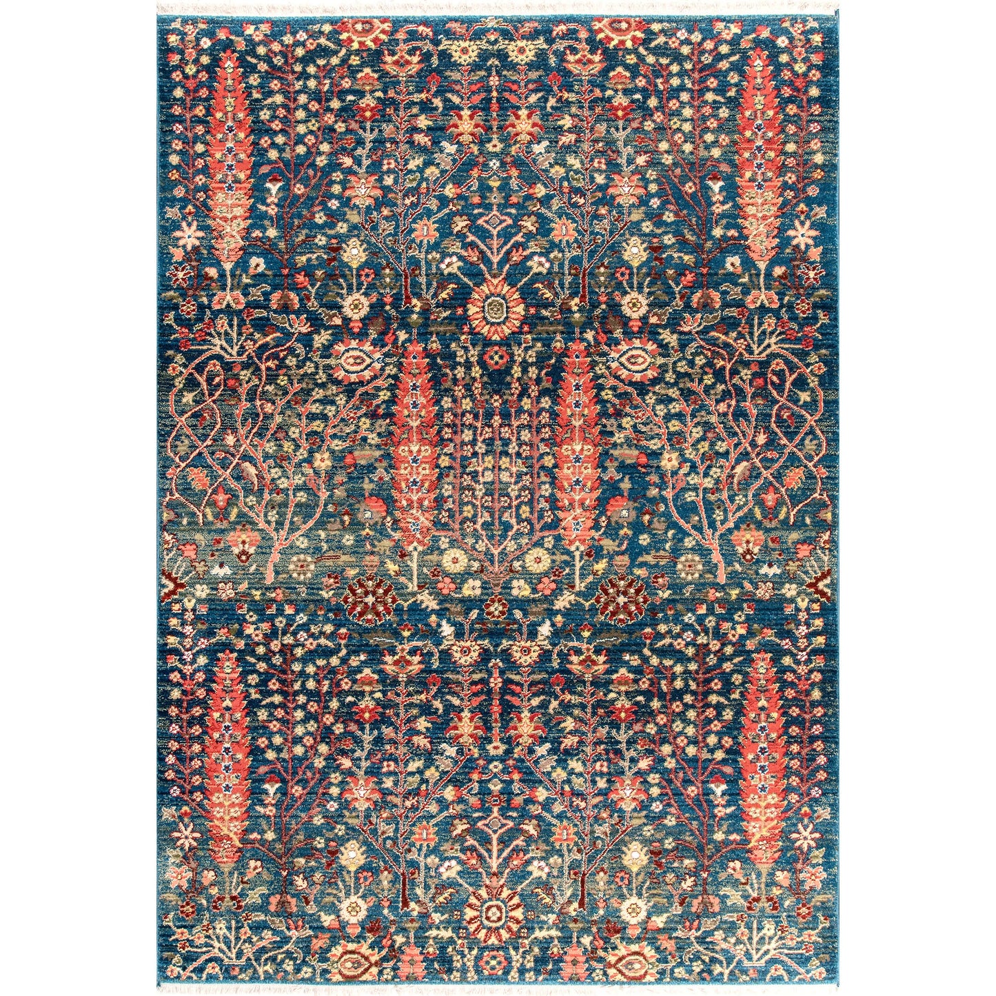 Dasilva Tribal Fringe Area Rug