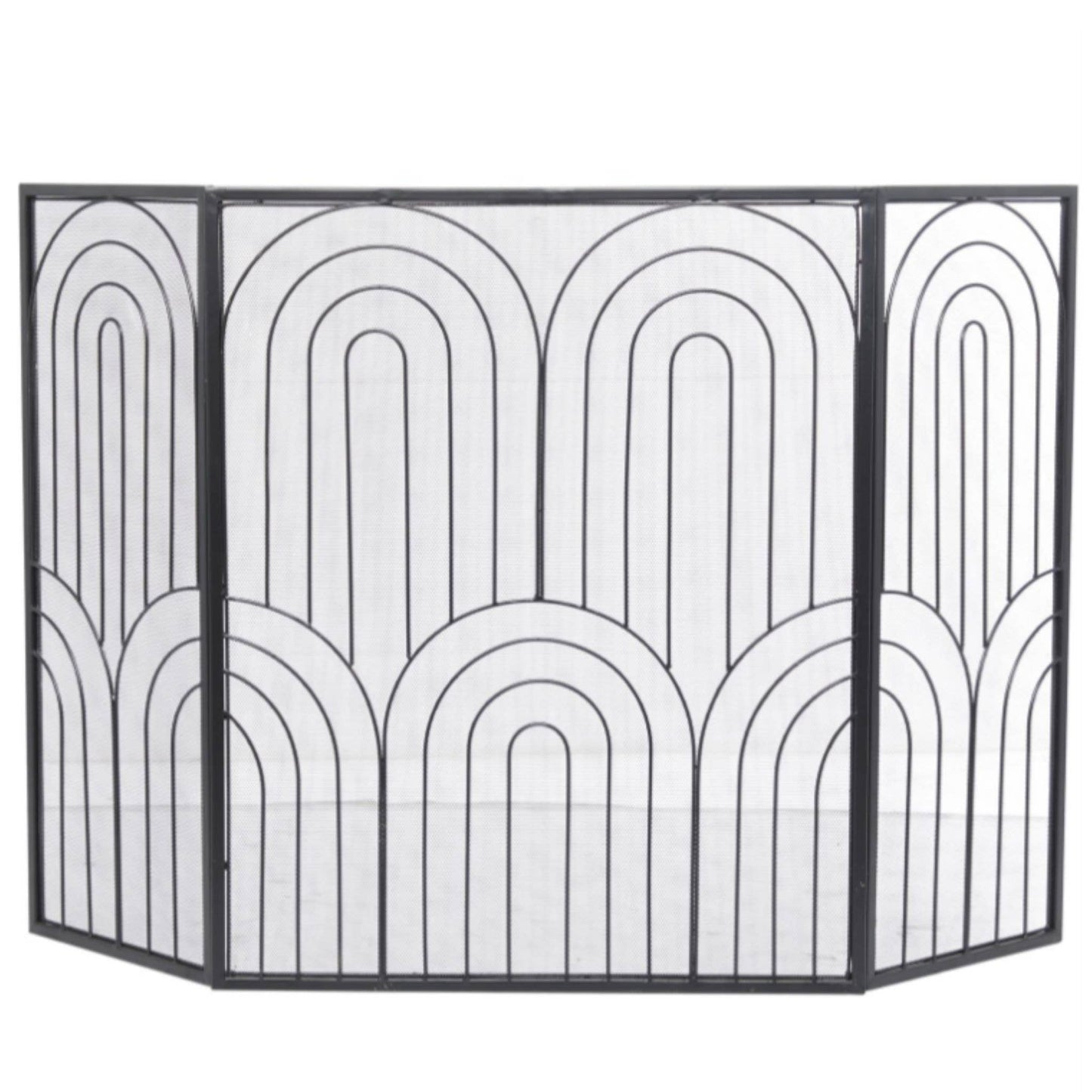 Metal Fireplace Screen 48"W, 30"H